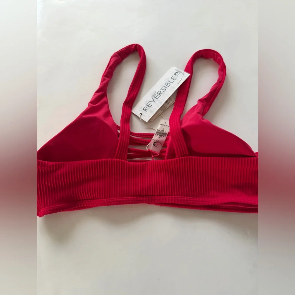 TiniBikini Reversible ‎ Crimson Crisscross Bikini Set